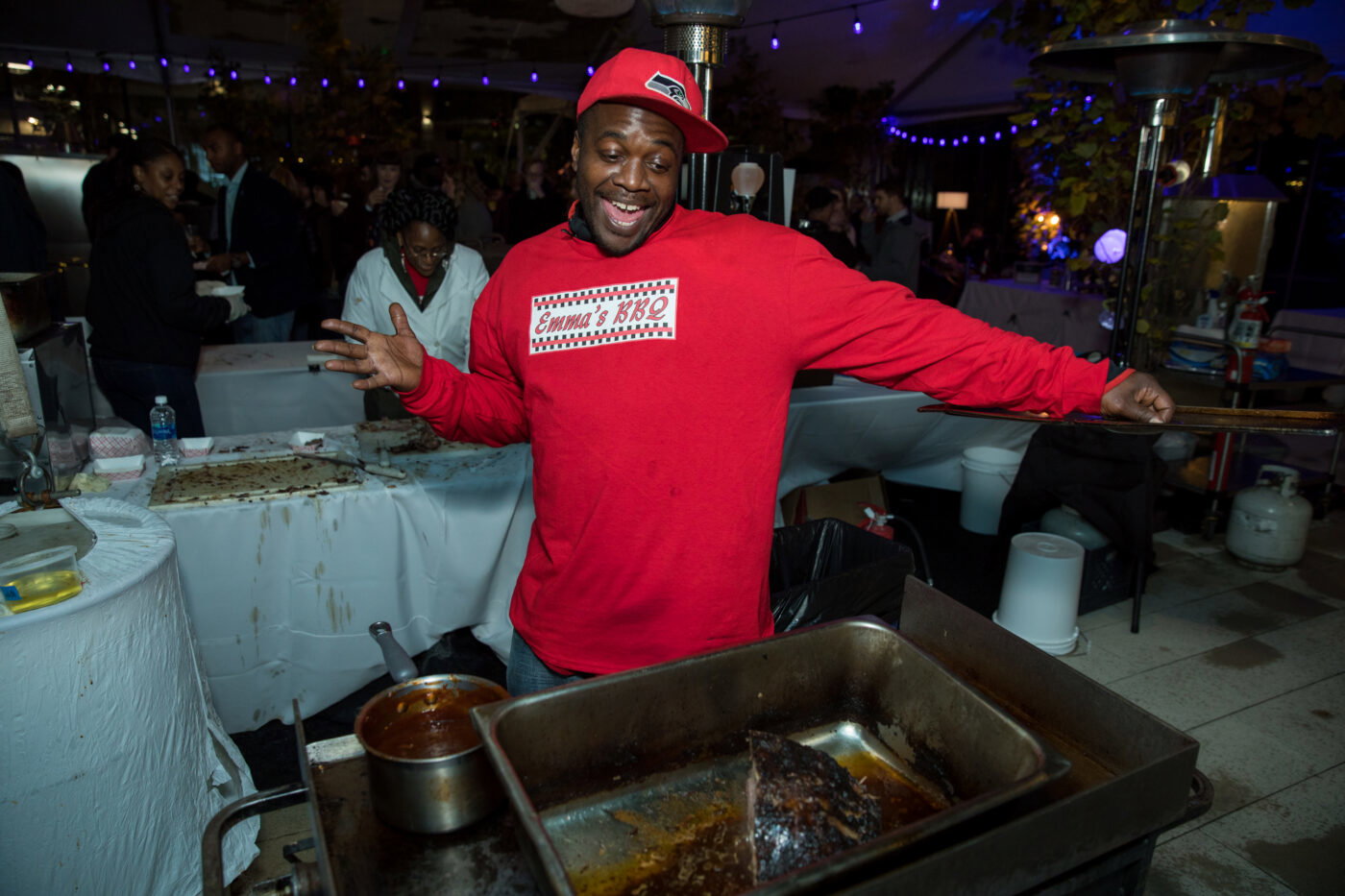Emma's BBQ brought the brisket and a some dances moves, too.