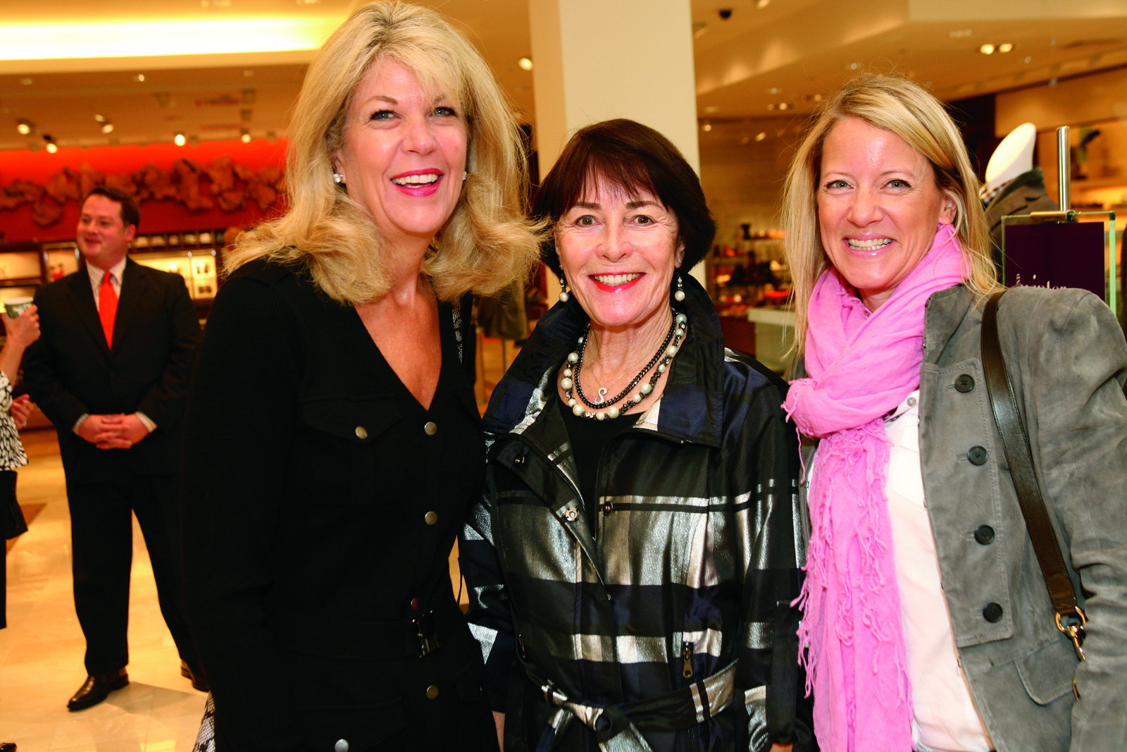 Hopelink Luncheon Leadership Committee Member Jody Cunningham, Sally Nordstrom, and Debbie Nordstrom