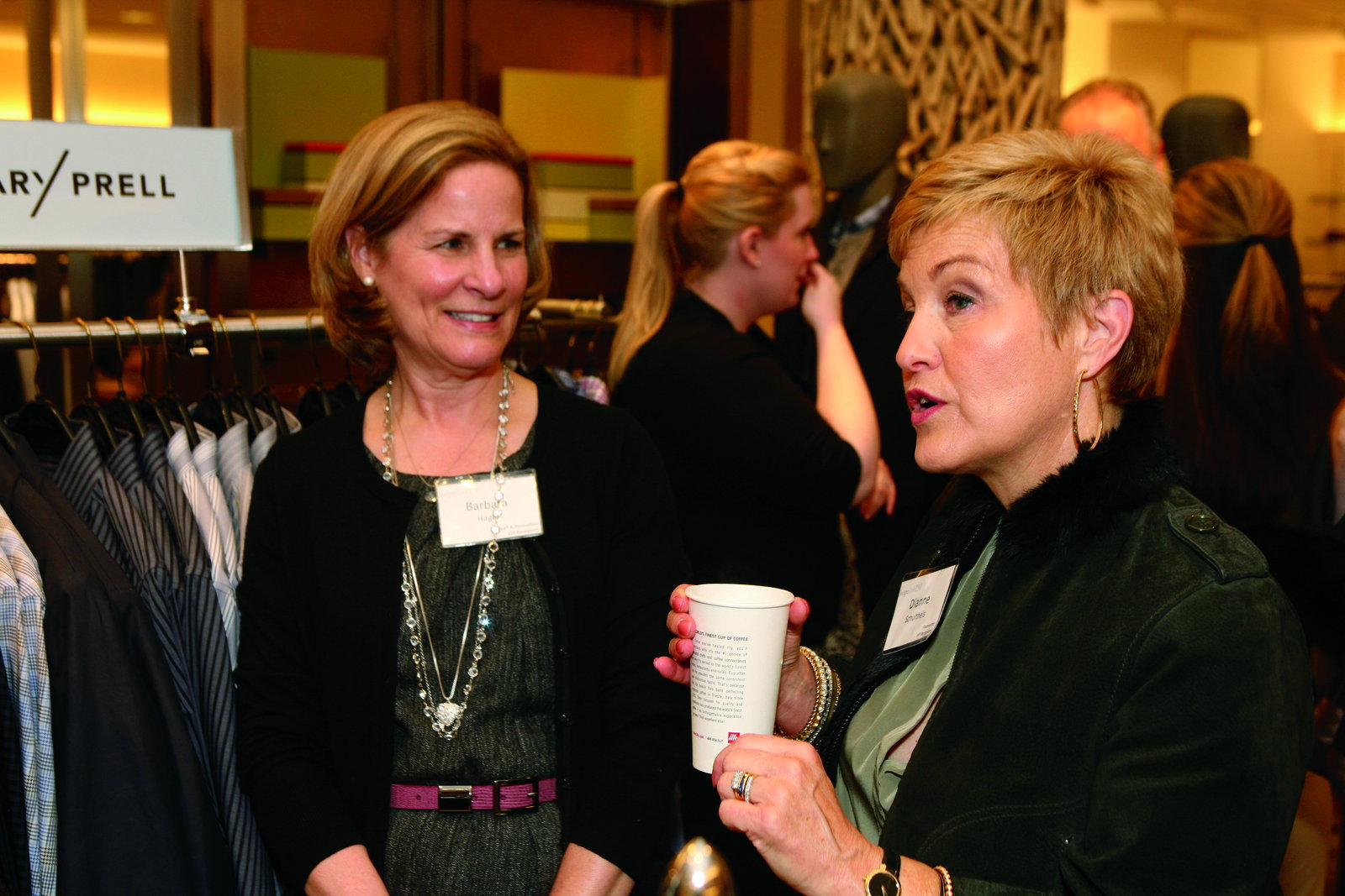 Barbara Hagel and Dianne Schultheis