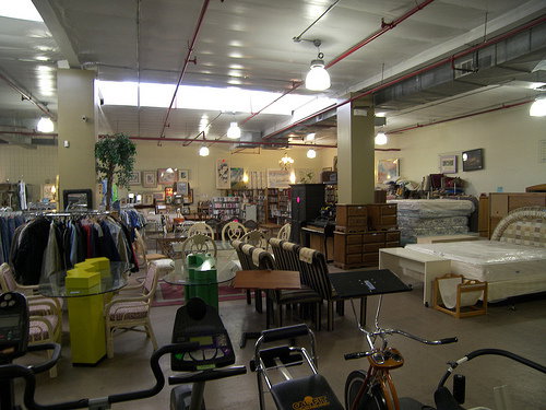 Thrift shopping is excellent wherever there are rich old people who take good care of their stuff. The Revivals chain is part of Ace's handout of favorite shops—they call this spot "dependable" for good finds. And it's only a 15 minute walk from the hotel—even faster by bike.
