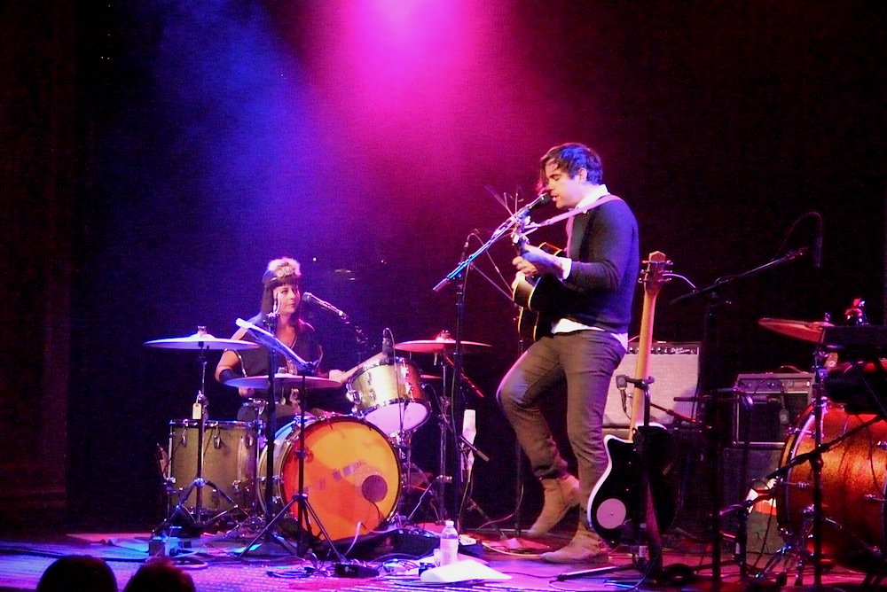 Portland cover band Slang! - Janet Weiss (Sleater-Kinney, Wild Fang) and Drew Grow - kick out the jams at the Triple Door.
