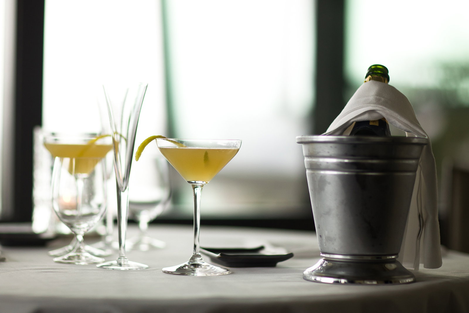 The finished product comes with the remaining bottle of Champagne. Photo: Lucas Anderson