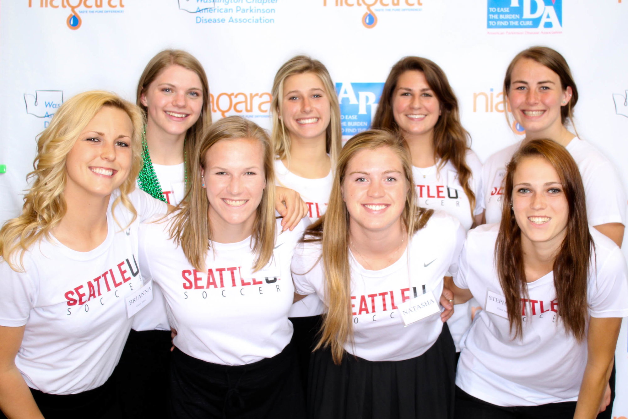 Julia Moravec, Mariah O'Neil, Sarah Coluccio, Rosie Sittauer, Brianna Smallidge, Abby Bouck, Natasha Howe, Stephanie Spiekerman