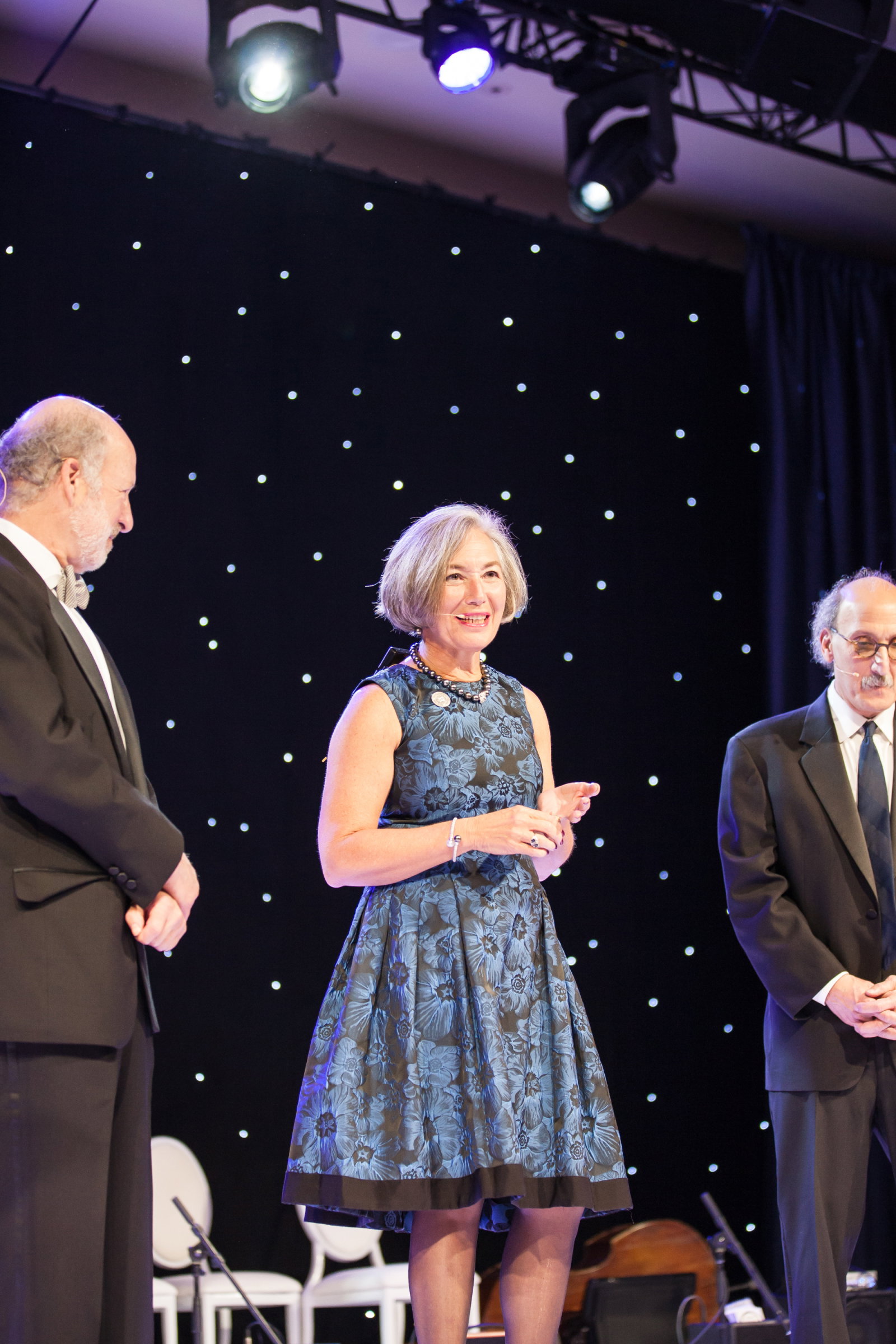 Board Chair Paula Reynolds (center)