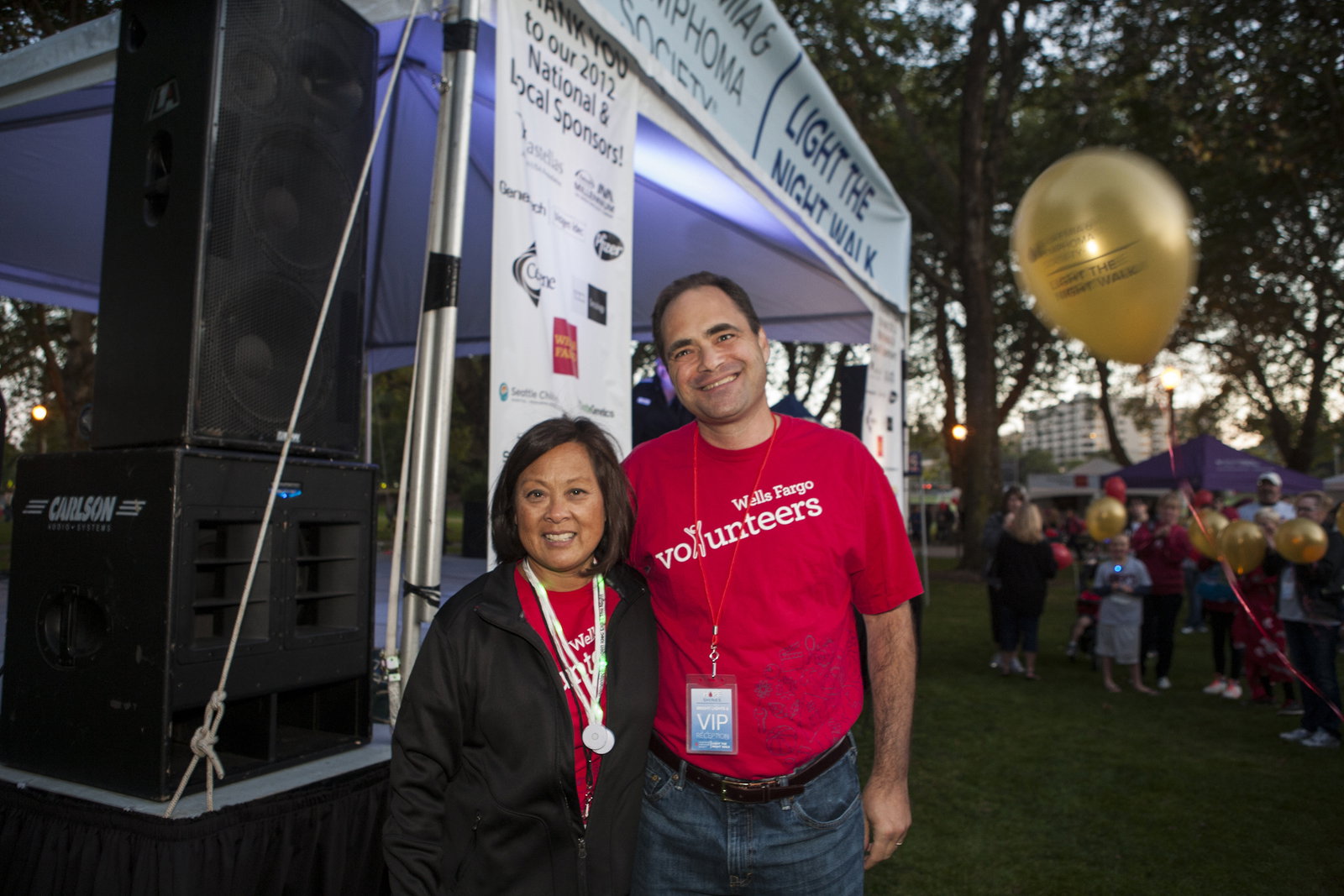 Honorary Wells Fargo cochairs Mary Knell and Marco Abbruzzese