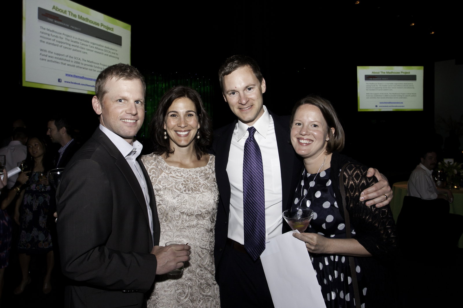 Rob and Rachelle Meredith, Ramer and Catharine Holtan