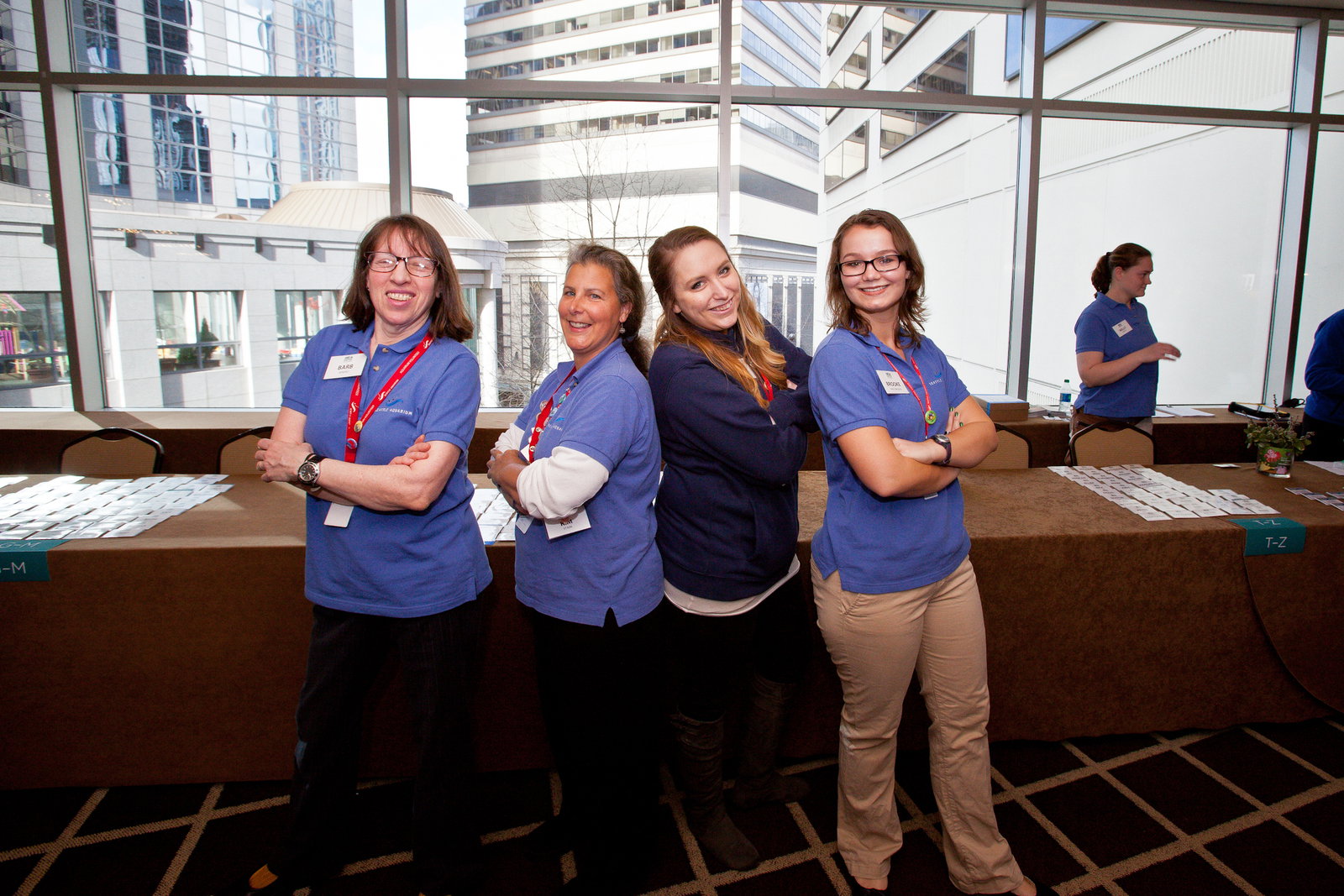 Seattle Aquarium volunteers