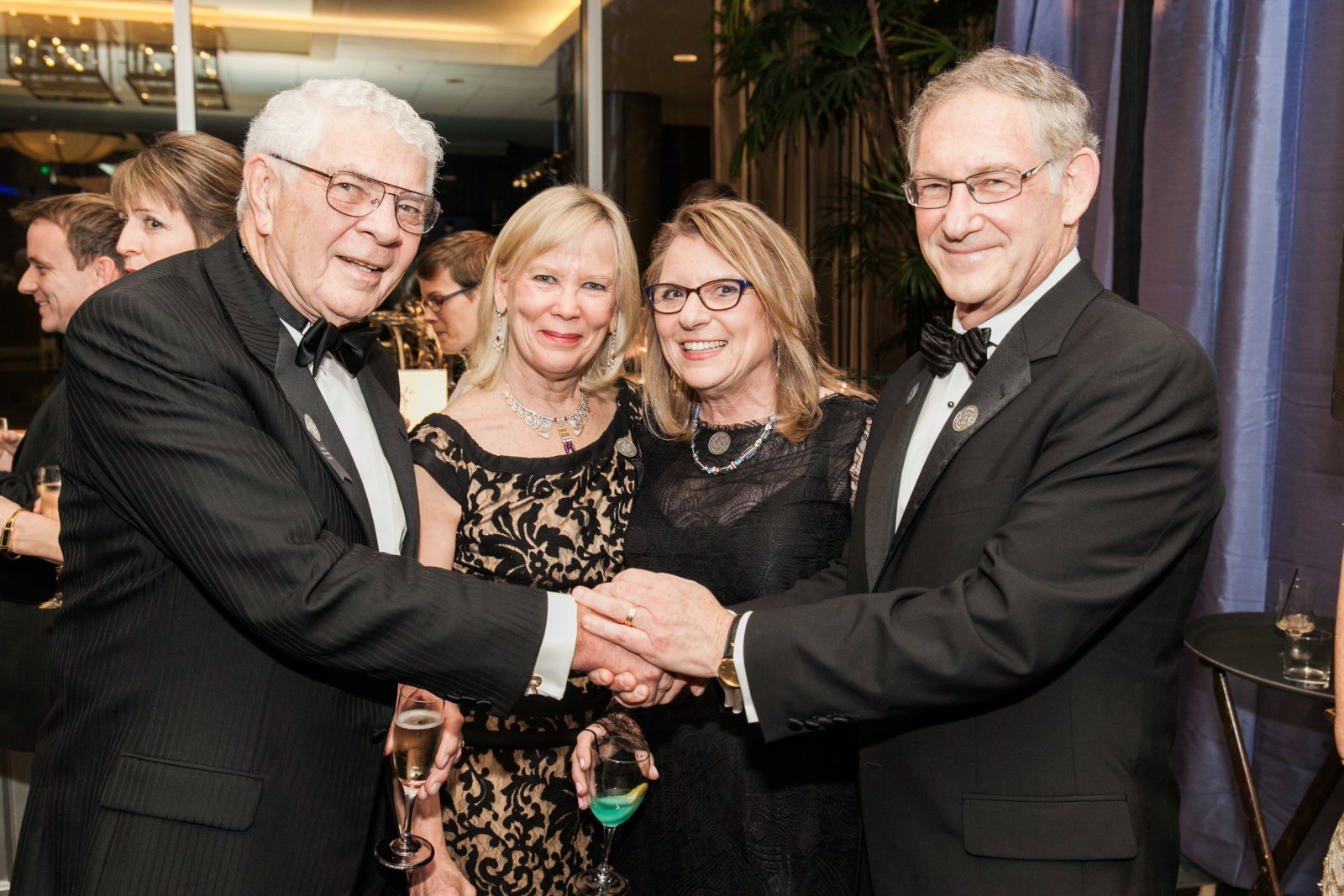 James and Sherry Raisbeck, Amy and Dr. Larry Corey