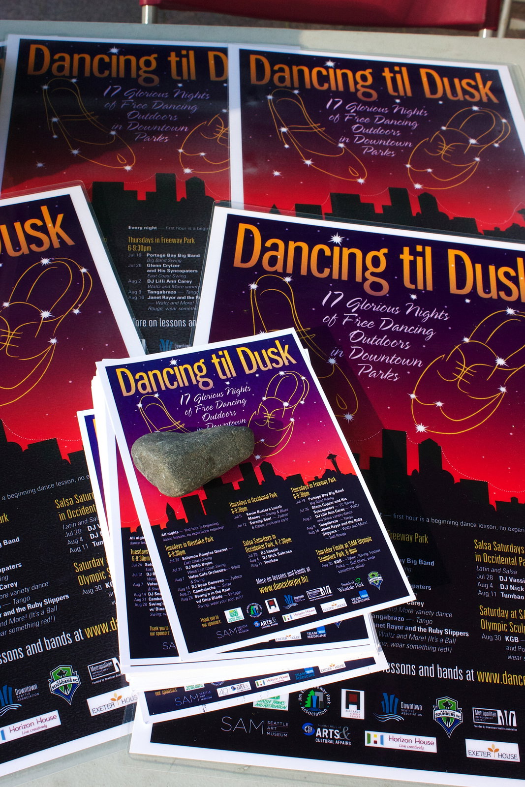 Dancing til Dusk is an annual summer series that provides free one-hour classes followed by two-hours of free dance. It all culminates with an event at Seattle Art Museum's Olympic Sculpture Park on August 30.