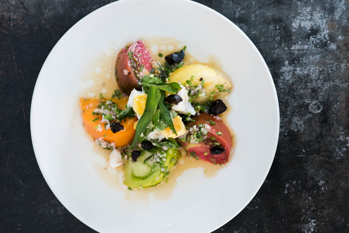 Heirloom tomato saladPhoto: Kyle Johnson