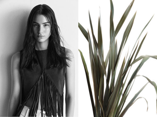 This fringe crop top from Zara's spring/summer women's campaign is at the top of our shopping list when the retailer opens downtown on February 13.Image via Zara
