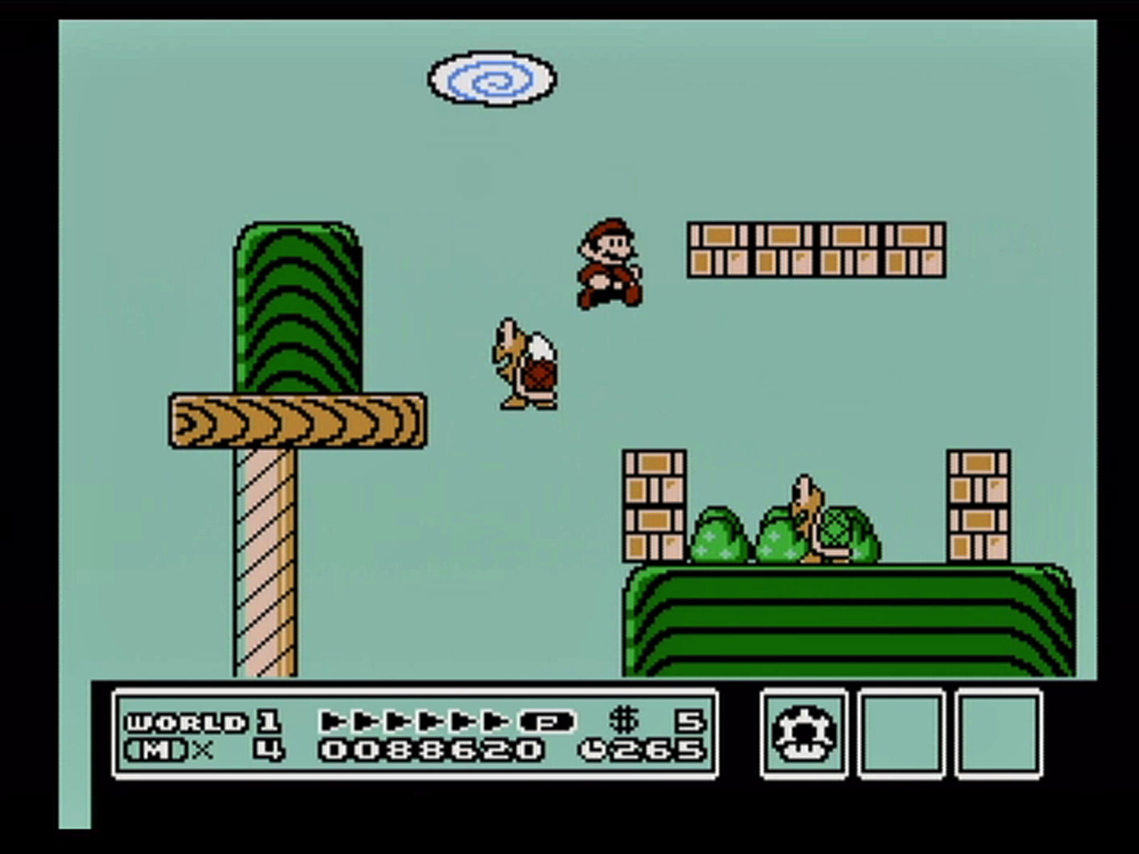 Super Mario Brothers 3, Shigeru Miyamoto, Takashi Tezuka, Hiroshi Yamauchi, directors; Satoru Iwata, executive producer; Konji Kondo, composer, Nintendo Entertainment System, 1990, Nintendo of America, Inc.