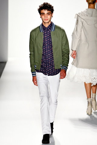 And Frank for Timo Weiland. The Kirkland-based model certainly has the disaffected thing down.